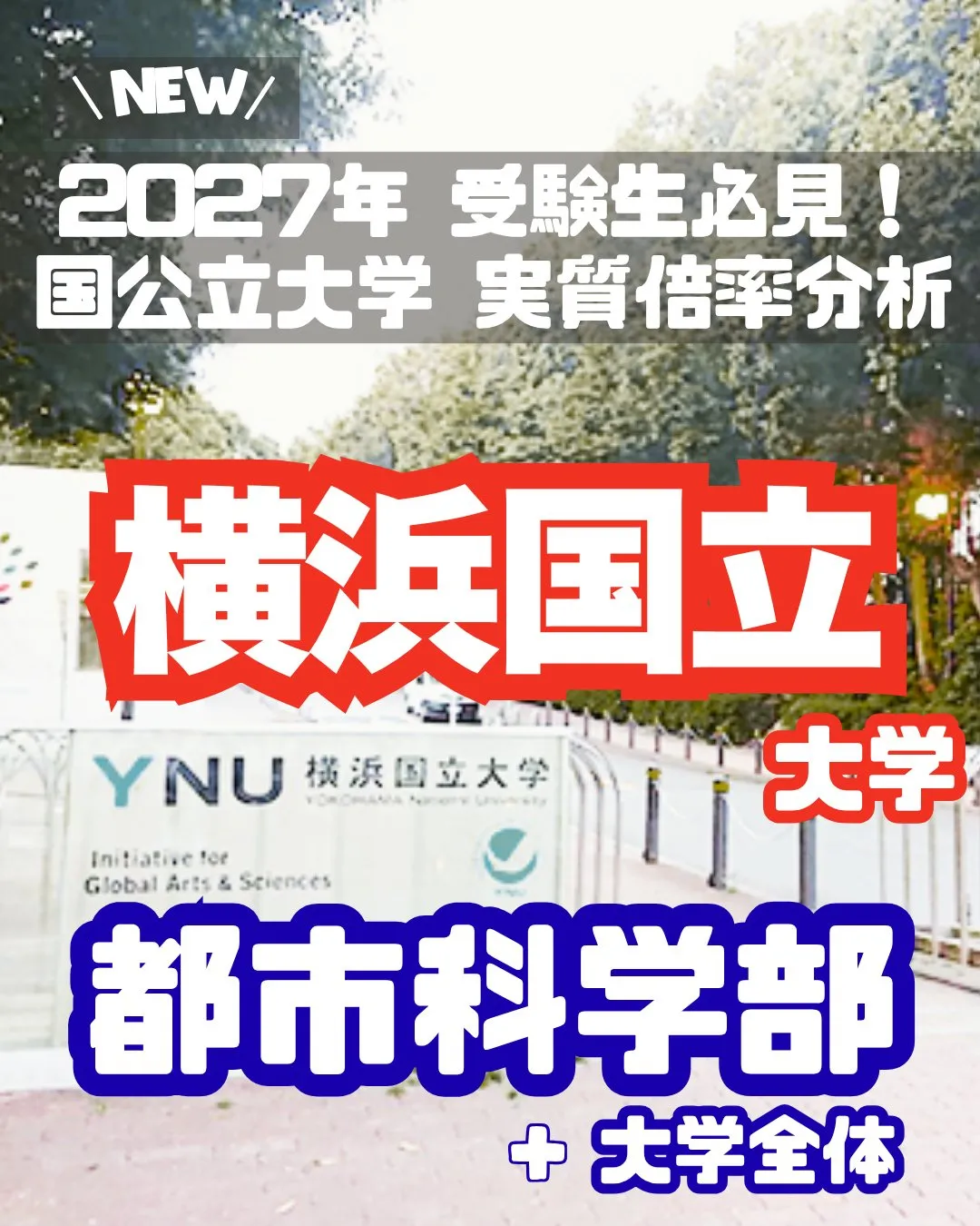 📊 2027年 受験生必見!【横浜国立大学 実質倍率分析 P...