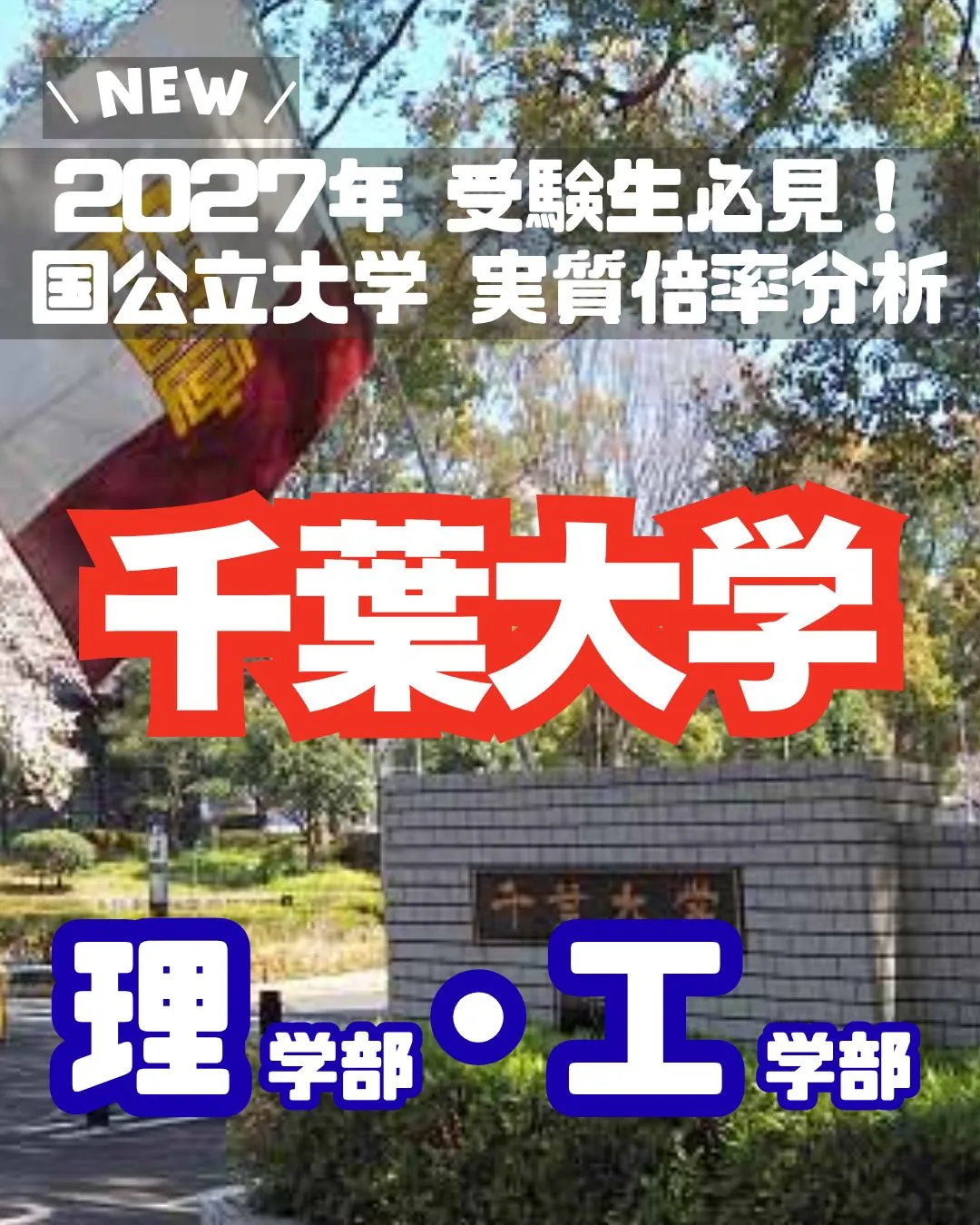 📊 2027年 受験生必見!【千葉大学 実質倍率分析 Par...